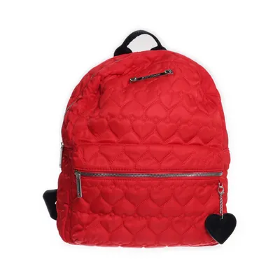 Ryggsäck (Röd) från Betsey Johnson Bomull, Polyester