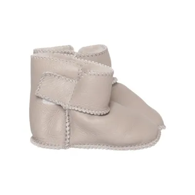 Baby booties (Gray) from Little Jalo Leather