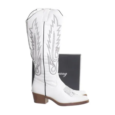 Cowboylaarzen (Wit) van Salinyang