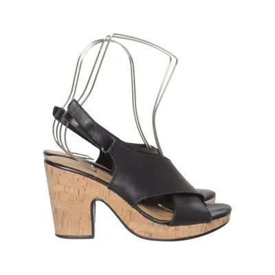 Wedges (Black) from Tamaris Leather