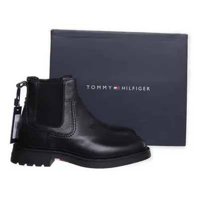 Chelsea boots (Black) from Tommy Hilfiger Leather
