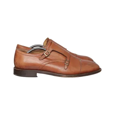 Monk strap shoes (Brown) from Hudson