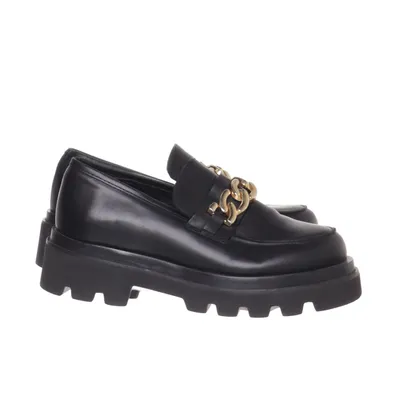 Mocassins (Noir) de Alohas Cuir
