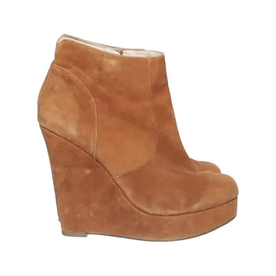 Chaussure compensées (Marron) de Zign Cuir