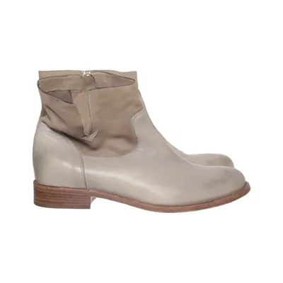 Bottines (Beige) de Footlight Cuir