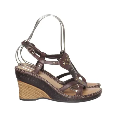 Wedges (Brown) from Hush Puppies Leather