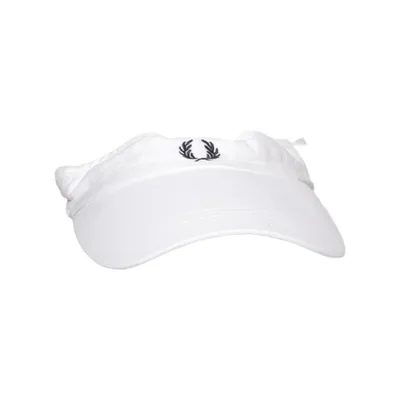 Zonneklep (Wit) van Fred Perry Katoen