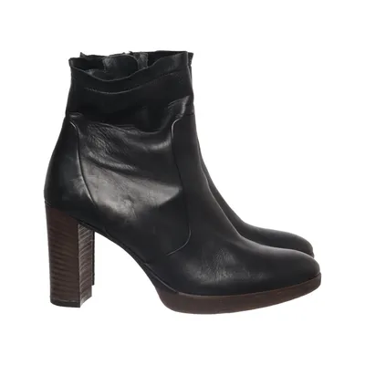 Heeled boots (Black) from Paul Green Leather