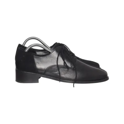 Derby shoes (Black) from Kiomi Leather, Suede