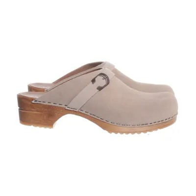 Clogs (Beige) from Sanita Leather