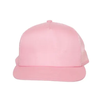 Trucker pet (Roze) van Yupoong Katoen, Polyamide, Polyester