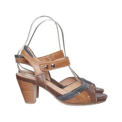 Sandales à talons hauts (Marron, Bleu, Multicolore) de Sioux Cuir