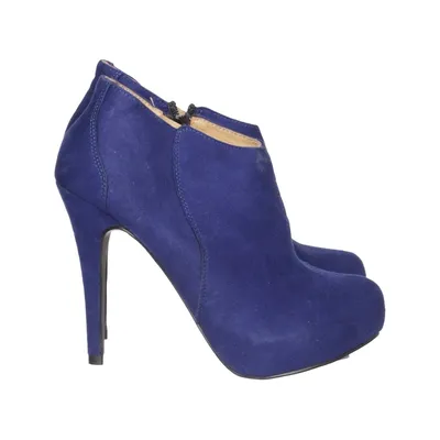 Bottes à talons (Bleu) de Vox Shoes
