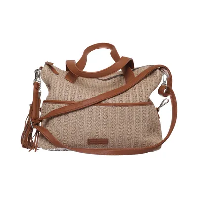 Shoulder-bag (Beige, Brown) from Emily & Noah Polyester