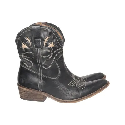 Bottes de cow-boy (Noir) de Sendra Cuir