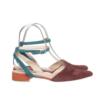 Sandalen (Bruin, Blauw, Meerkleurig) van Kiomi Leer