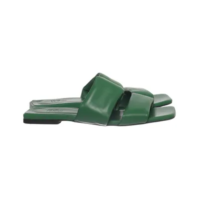 Mules (Vert) de Mrs & Hugs Cuir