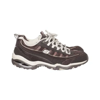 Trainingsschoenen (Bruin, Beige) van Skechers Sport Leer