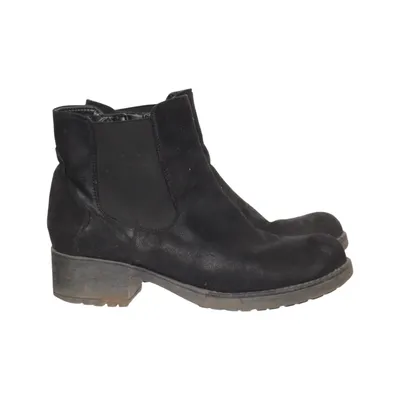 Chelsea boots (Zwart) van Donna Girl Leer