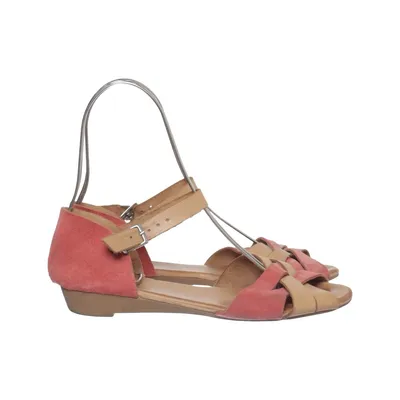 Sandaler (Beige, Röd) från Bueno Mocka, Skinn