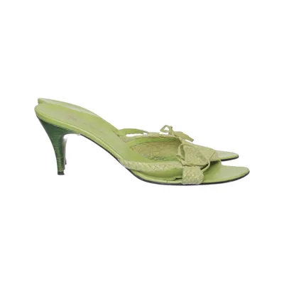 Mules (Vert) de Farrutx Cuir