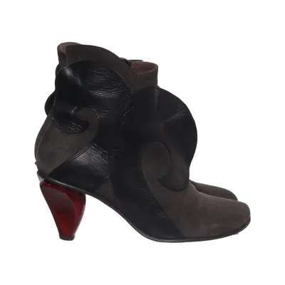 Stiefeletten (Braun, Schwarz) von Lisa Tucci Leder, Wildleder