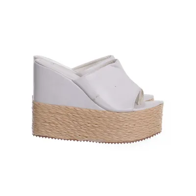 Wedges (White, Beige) from Queen Lina