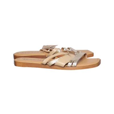 Slip-ins (Beige, Silver) from Tamaris Leather