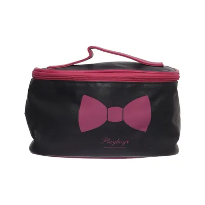 Sminkväska (Svart, Rosa) från Playboy Polyester, Polyuretan