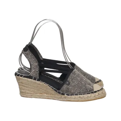 Chaussure compensées (Noir, Argent) de Mustang True Denim Coton
