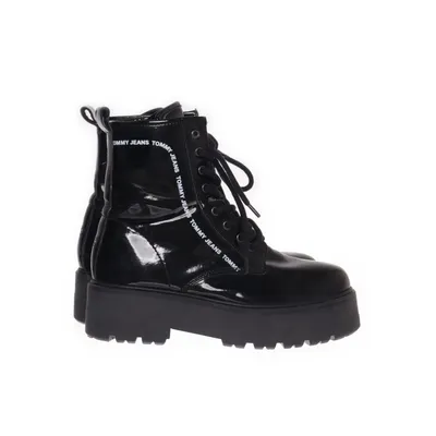Bottes à lacets (Noir) de Tommy Hilfiger Jeans Faux cuir
