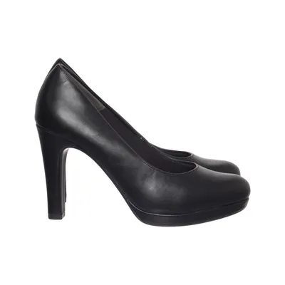 Pumps (Black) from Tamaris Leather
