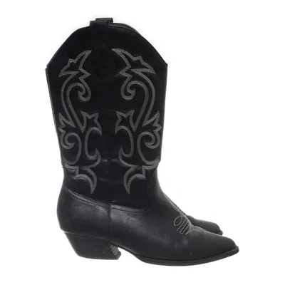 Cowboystøvler (Sort, Hvid)