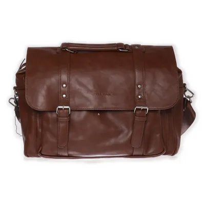 Portfölj (Brun) från Pier One Polyester, Polyuretan