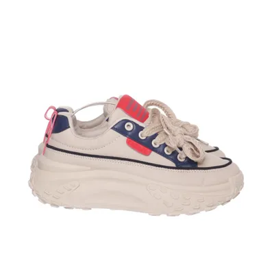Sneakers (Beige, Blå, Röd) från Fashion