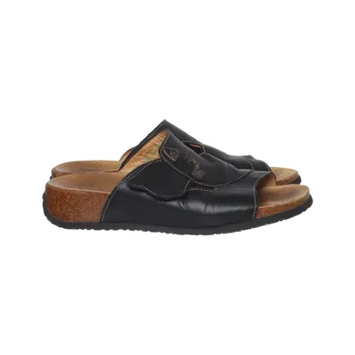 Mules (Noir) de Think! Cuir