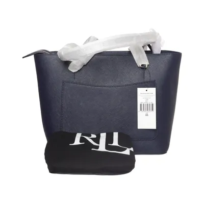 Sac à main (Bleu) de Lauren Ralph Lauren Cuir, Polyester
