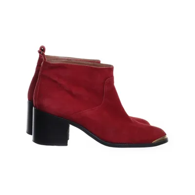 Laarzen met hak (Rood) van Blankens Leer