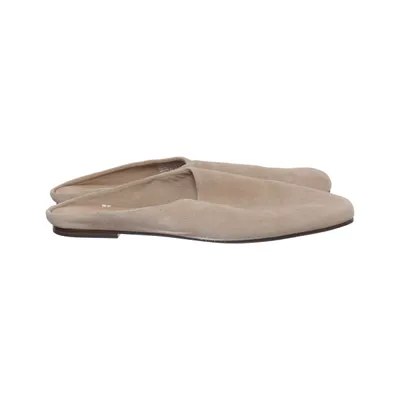 Hjemmeskor (Beige) fra H&M Læder, Bomuld