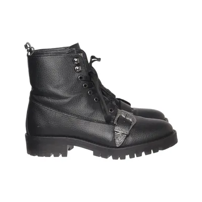 Schnürstiefel (Schwarz) von Trussardi Jeans Leder