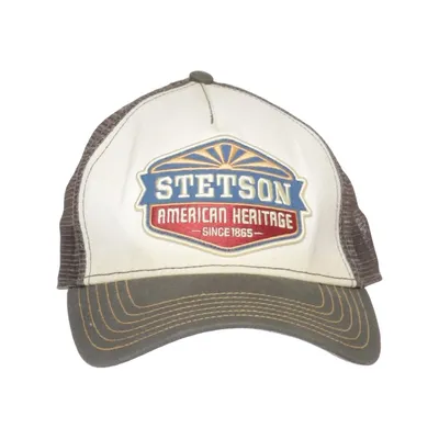 Trucker pet (Wit, Bruin, Groen) van Stetson