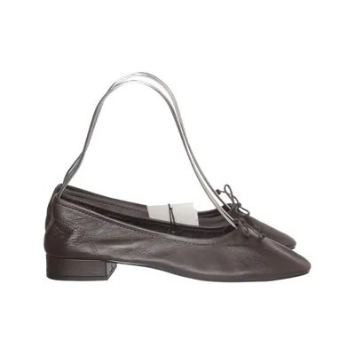 Ballet flats (Brown) from Mango Leather