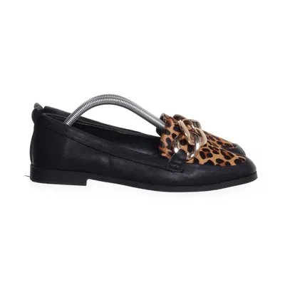 Loafers (Zwart) van New Look Leer