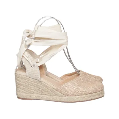 Chaussure compensées (Beige) de Castañer Cuir