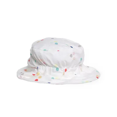 Buckethatt (Vit, Flerfärgad) från Geggamoja Bambu, Ekologisk bomull, Elastan