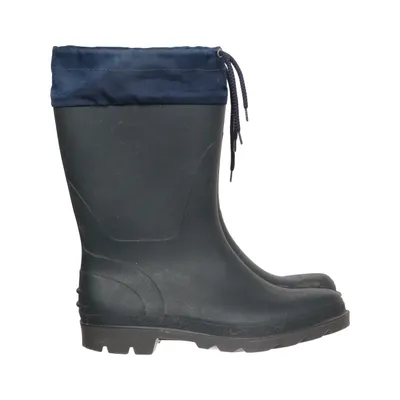 Rubber boots (Black, Blue)