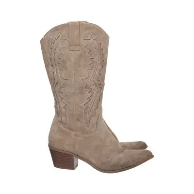 Cowboystøvler (Beige) Læder