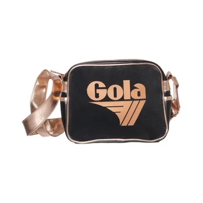 Shoulder-bag (Black, Gold) from Gola Polyester, Polyurethane
