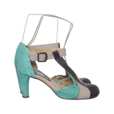 Sandales à talons hauts (Turquoise, Gris, Noir) de Fly London