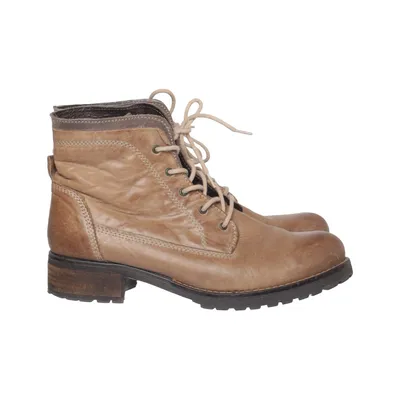 Bottes à lacets (Marron) de Landrover Cuir